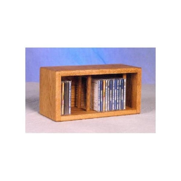 Wood Shed Wood Shed 103-1 Solid Oak desktop or shelf CD Cabinet 103-1 - main